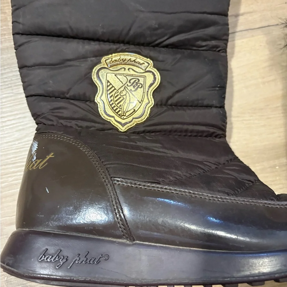 Baby Phat Dark Brown Winter Boots - Picture 8 of 10